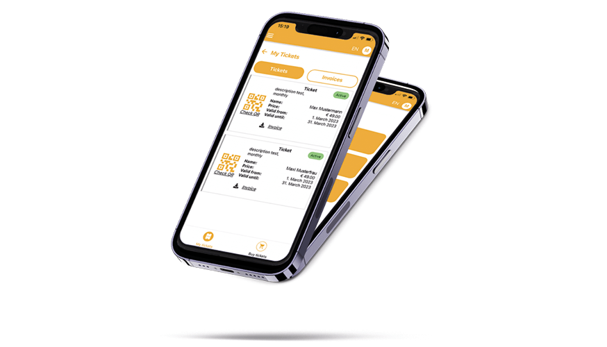 SCHEIDT&BACHMANN Aplikacja mobilna do sprzedaży biletów