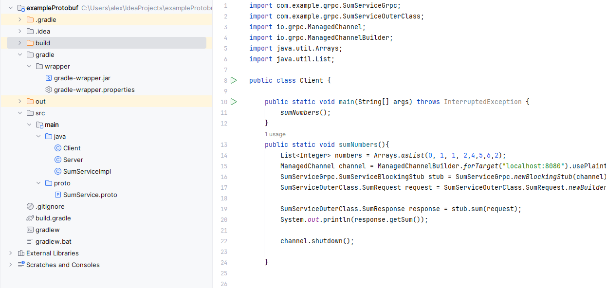 IntelliJ Project View