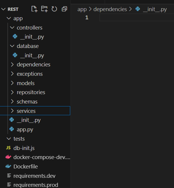 FastAPI - Folder Structure