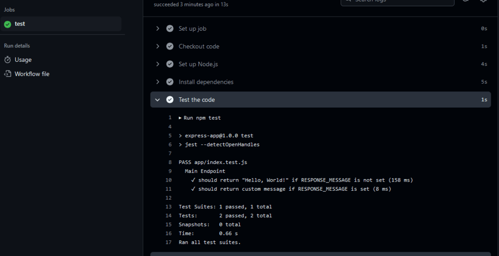 Workflow uruchomione z sukcesem